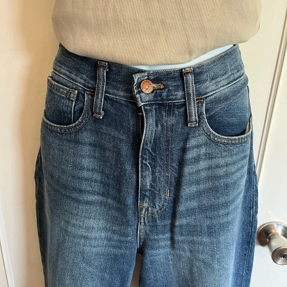 Madewell The Momjean in Stratfield  medium wash size 25 80's retro style . - Picture 7 of 17
